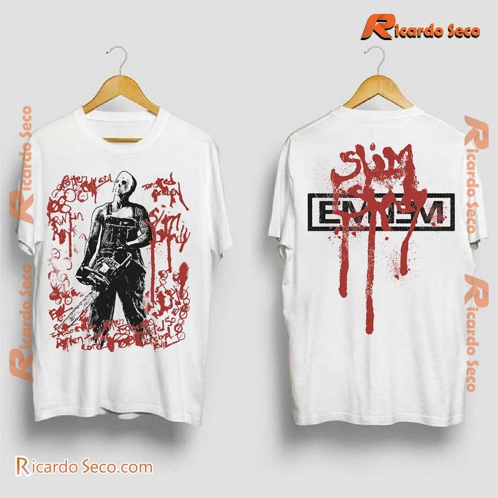 Eminem 'Slim Shady' T-Shirt – Black Graphic Tee For Fans (XX-Large) - View #3