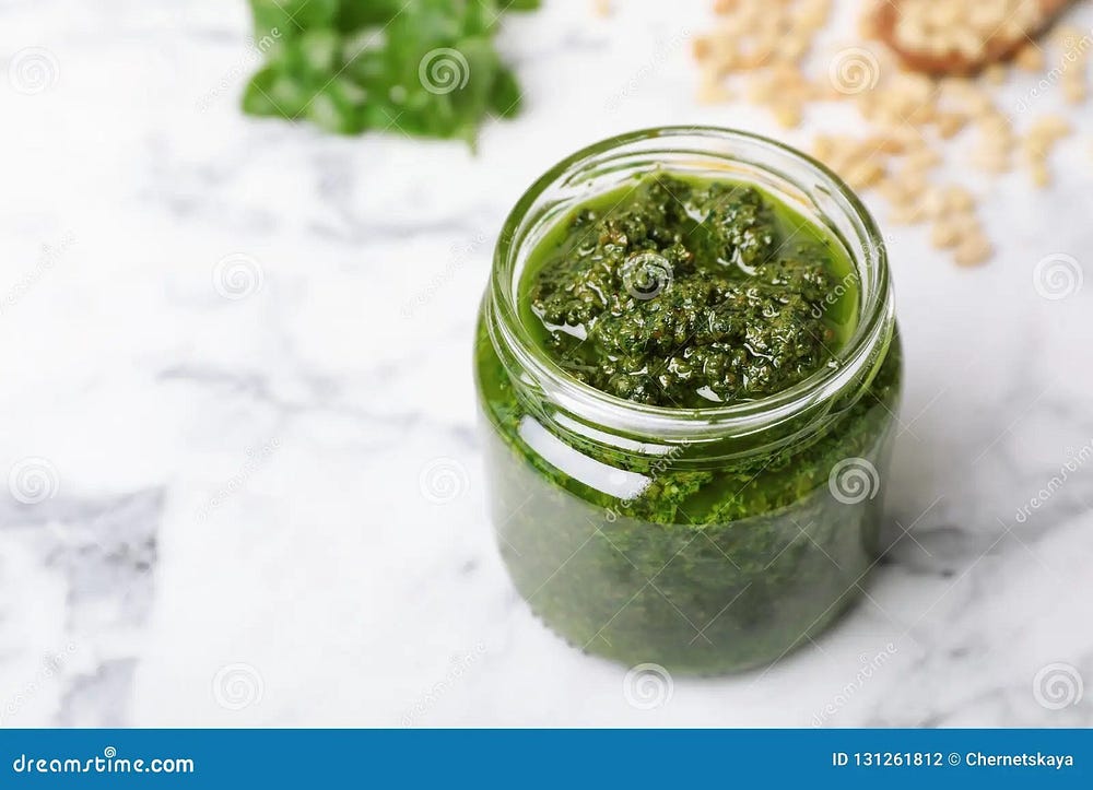 245+ Free Download Awasome Glass Pesto Sauce Jar With Paper Cap Mockup