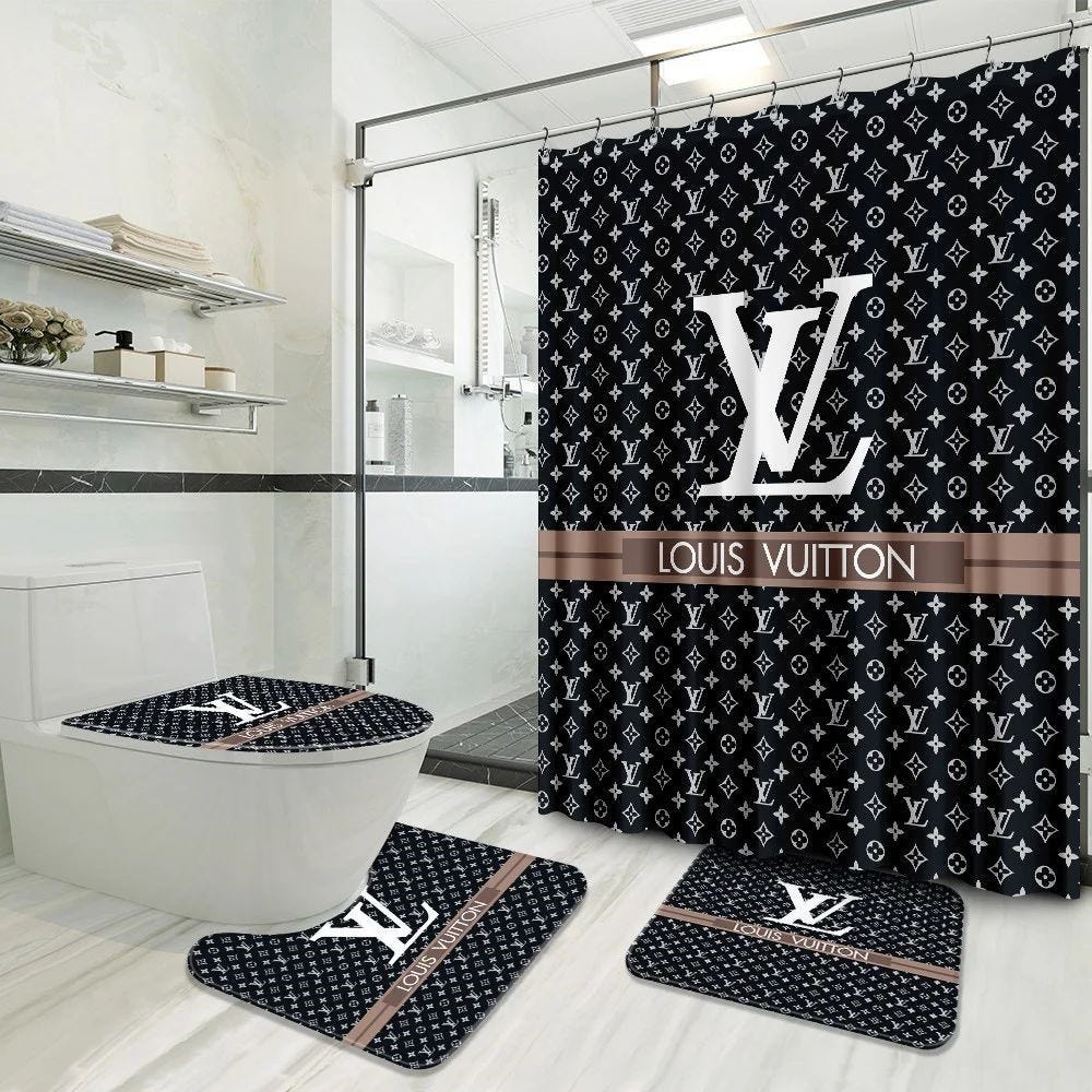 Louis Vuitton Bathroom Set Home Decor Luxury Fashion Brand