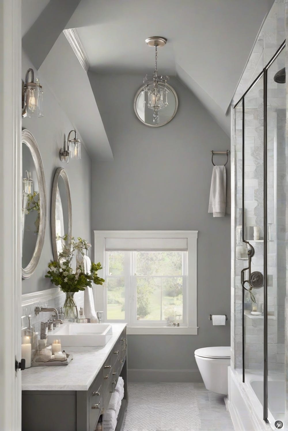 Step into a serene oasis with BM Classic French Gray (0077) as we bring ...