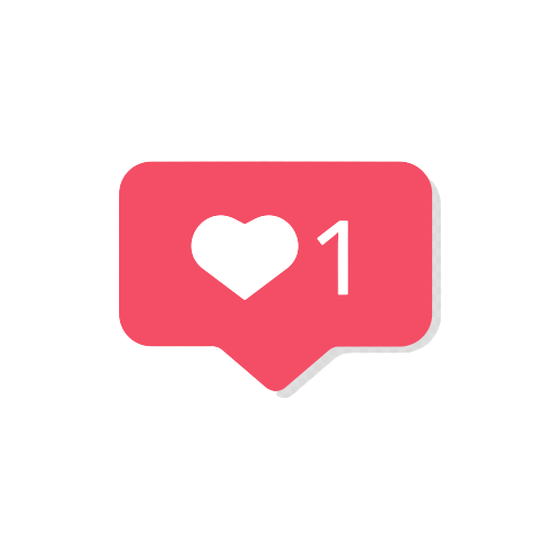 A heart notification illustration