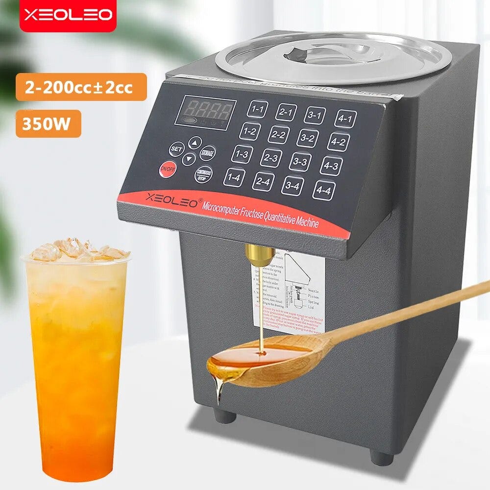 Hot Review! XEOLEO Fructose machine 16 kinds Syrup Dispenser 8L