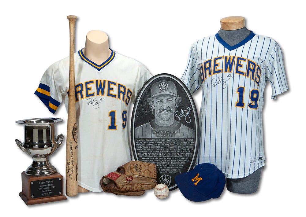 Robin Yount's Memorabilia Up For Auction, by The Brewer Nation, BrewerNation