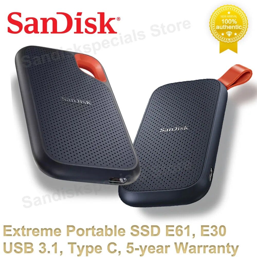 Top 5! SanDisk Original SSD E30 E61 Solid State Disk External Hard