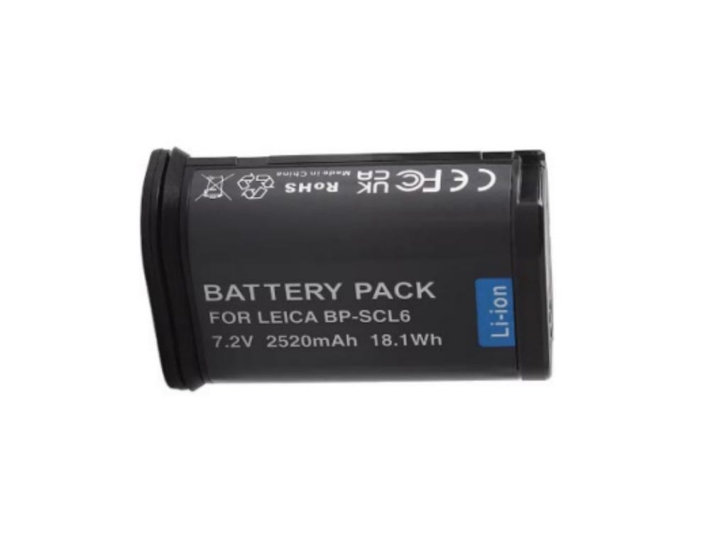 LEICA BP-SCL6 batería 2520mAh/18.1Wh 7.2V para Leica Q3 Q2 SL3 SL2 SL