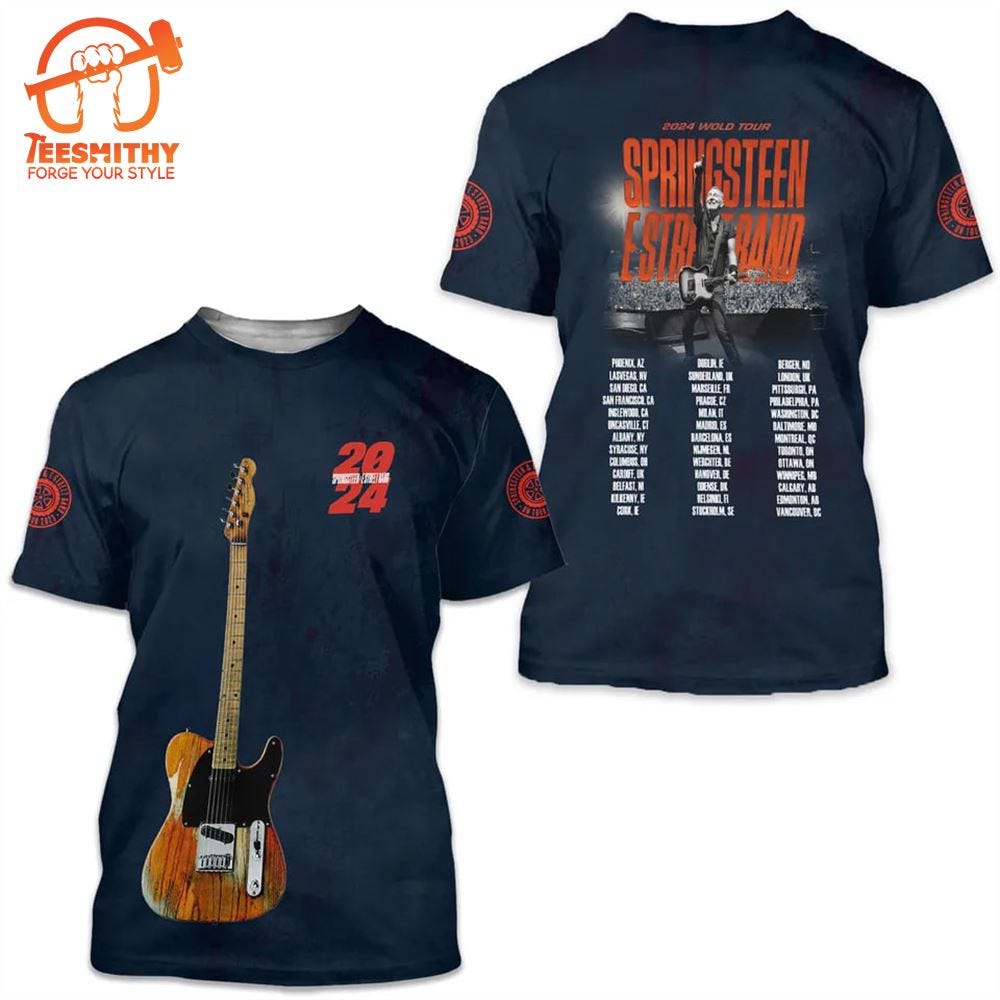 Bruce Springsteen Bruce Springsteen Tour '24 E-Street Photo Shirt - € 15,90