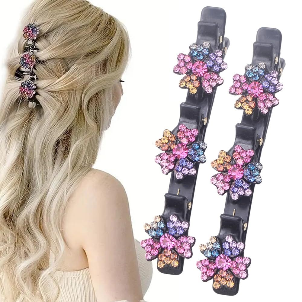 Sparkling Crystal Stone Braided Hair Clips Review (2026): Small Clips That Actually Stay in Place