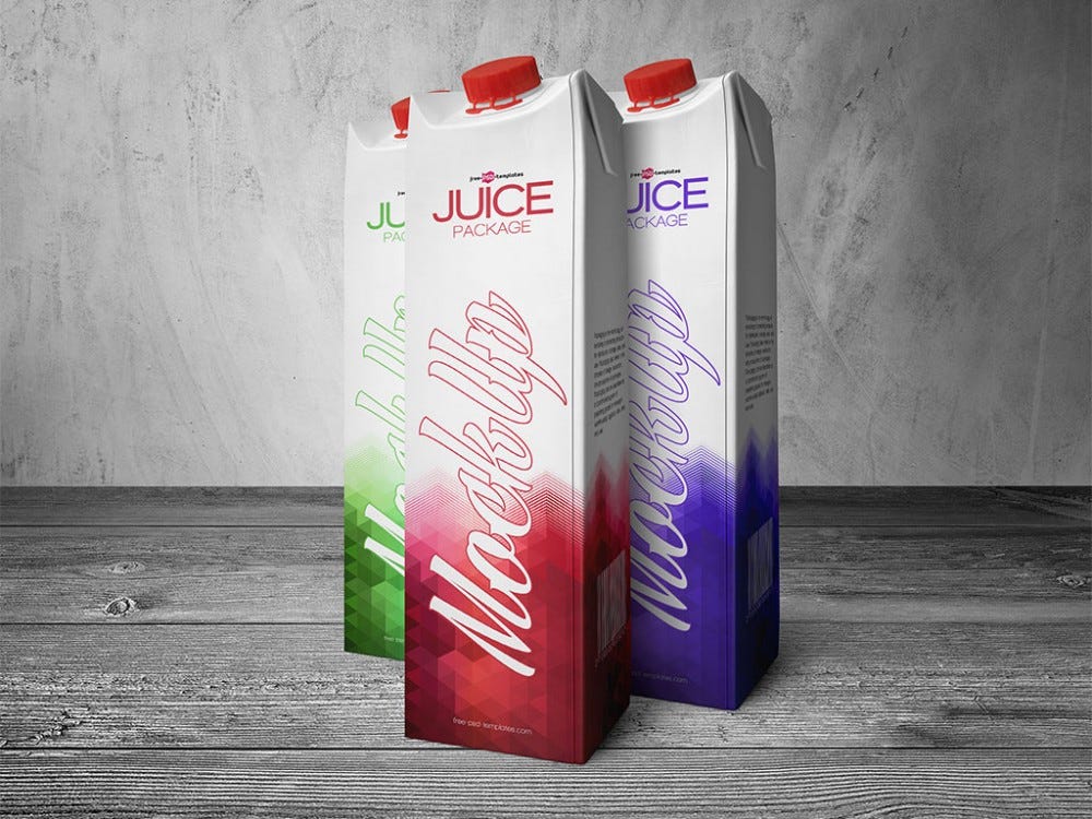 115+ Free Download Cool 1L Juice Carton Box Mock-Up Ideas Mockup Psd