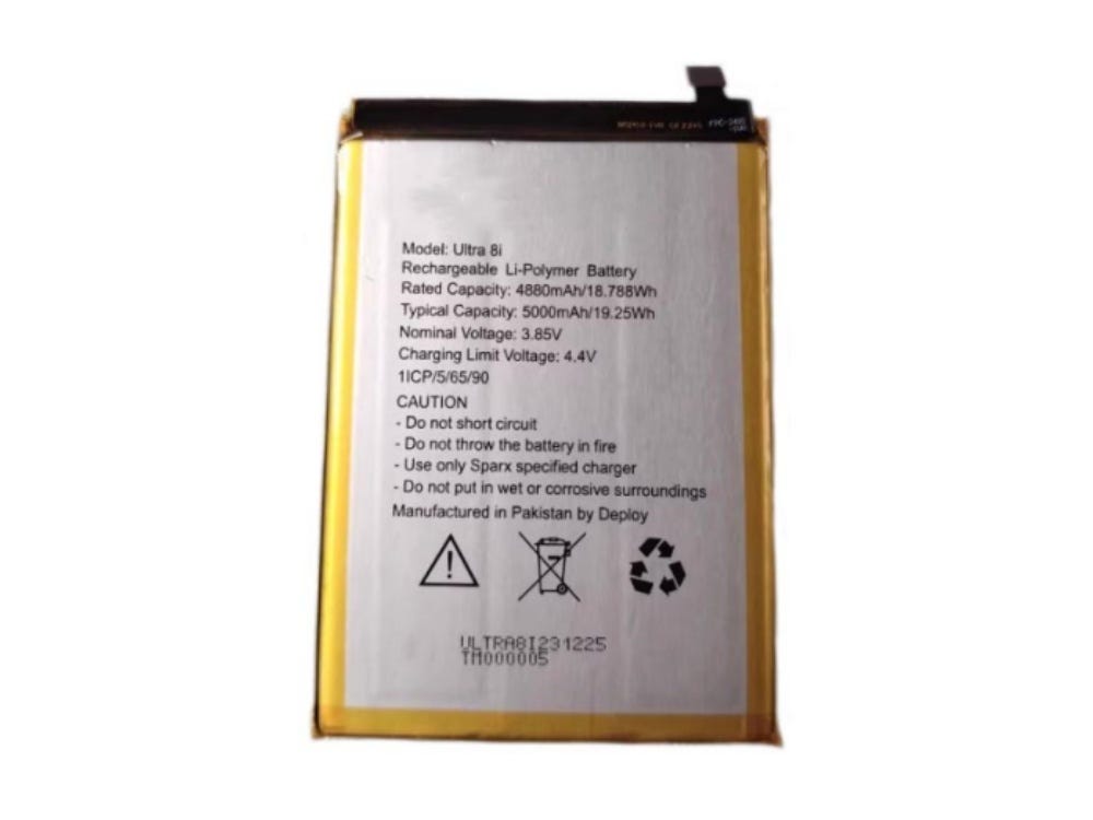 Ersatzakku SPARX ULTRA_8I 3.85V 5000mAh/19.25Wh Akku