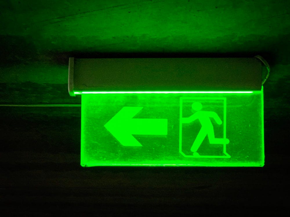 If red means emergency, why are exit signs green? | by Kalpesh Prithyani |  UX Collective