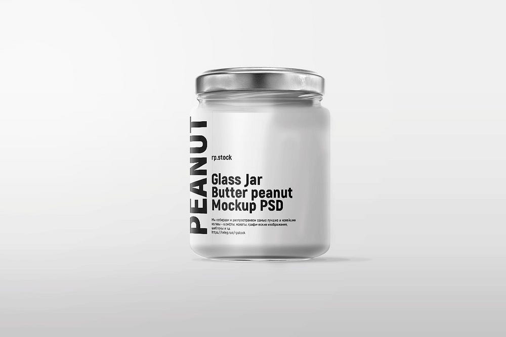 492+ Free Download Incredible Clear Protein Jar Mockup References Psd