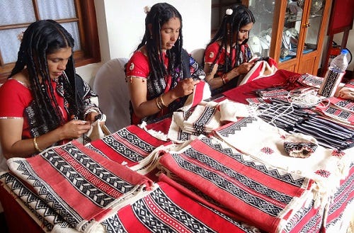 Toda Embroidery from Tamil Nadu | by Direct Create Community | Medium