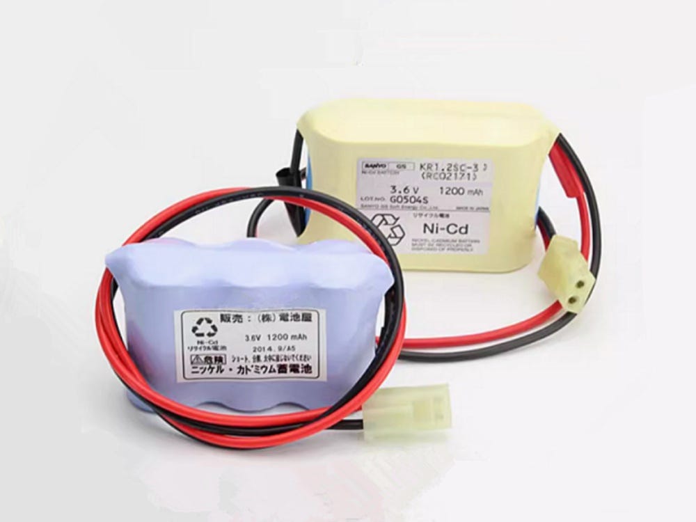 SANYO KR1.2SCH-3(RC03911) batería 1200mAh/4.32Wh 3.6V para SANYO KR1.2SCH-3(RC03911)
