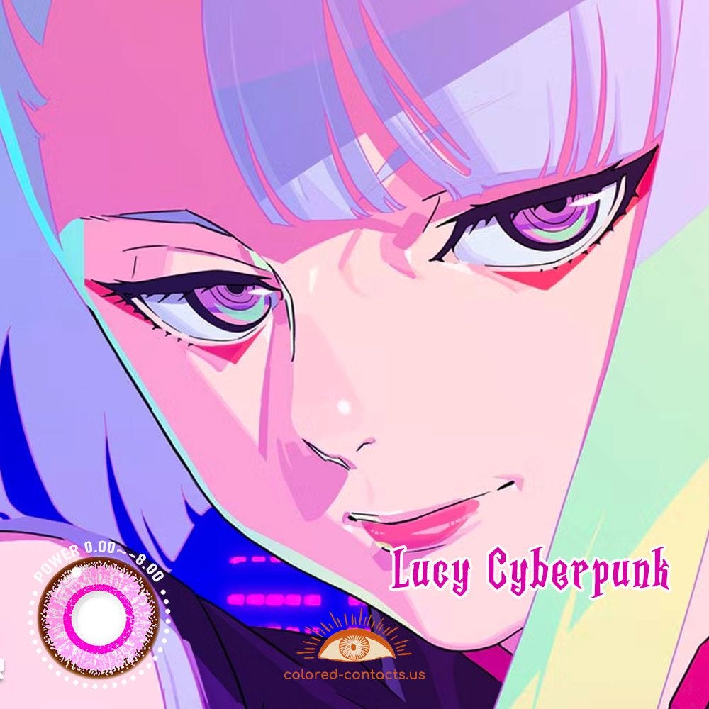 Lucy Cyberpunk Cosplay Contact Lenses | by Colored Contacts | Medium