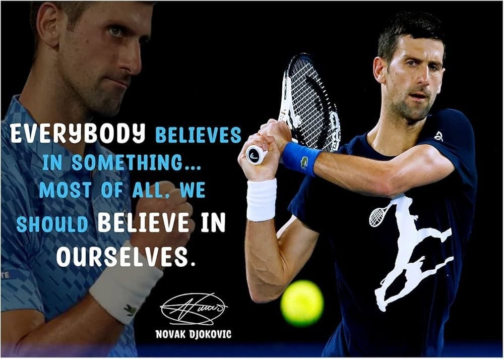 Djokovic attributes much of his success to his mental preparation.