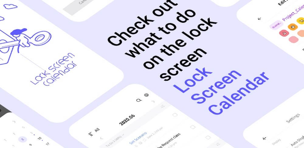 LockScreen Calendar MOD APK Schedule v2 0 2 1 (Premium Unlocked) Free LockScreen Calendar MOD APK Schedule v2 0 2 1 (Premium Unlocked) Free