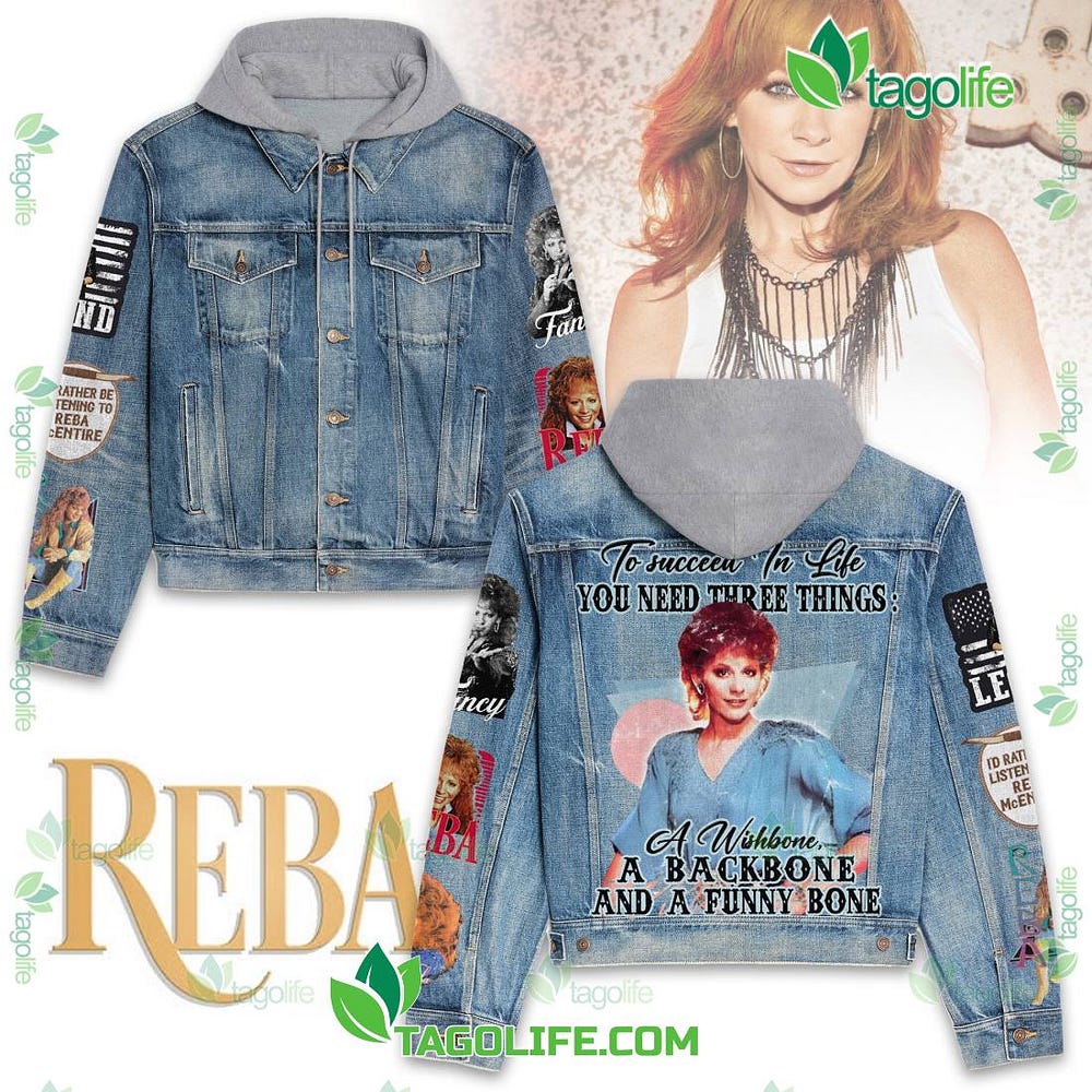 Channel Your Inner Reba With The “to Succeed In Life” Jean Jacket 