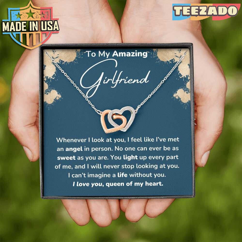 Valentine Necklace For Girlfriend, Will You Be My Girlfriend Gift