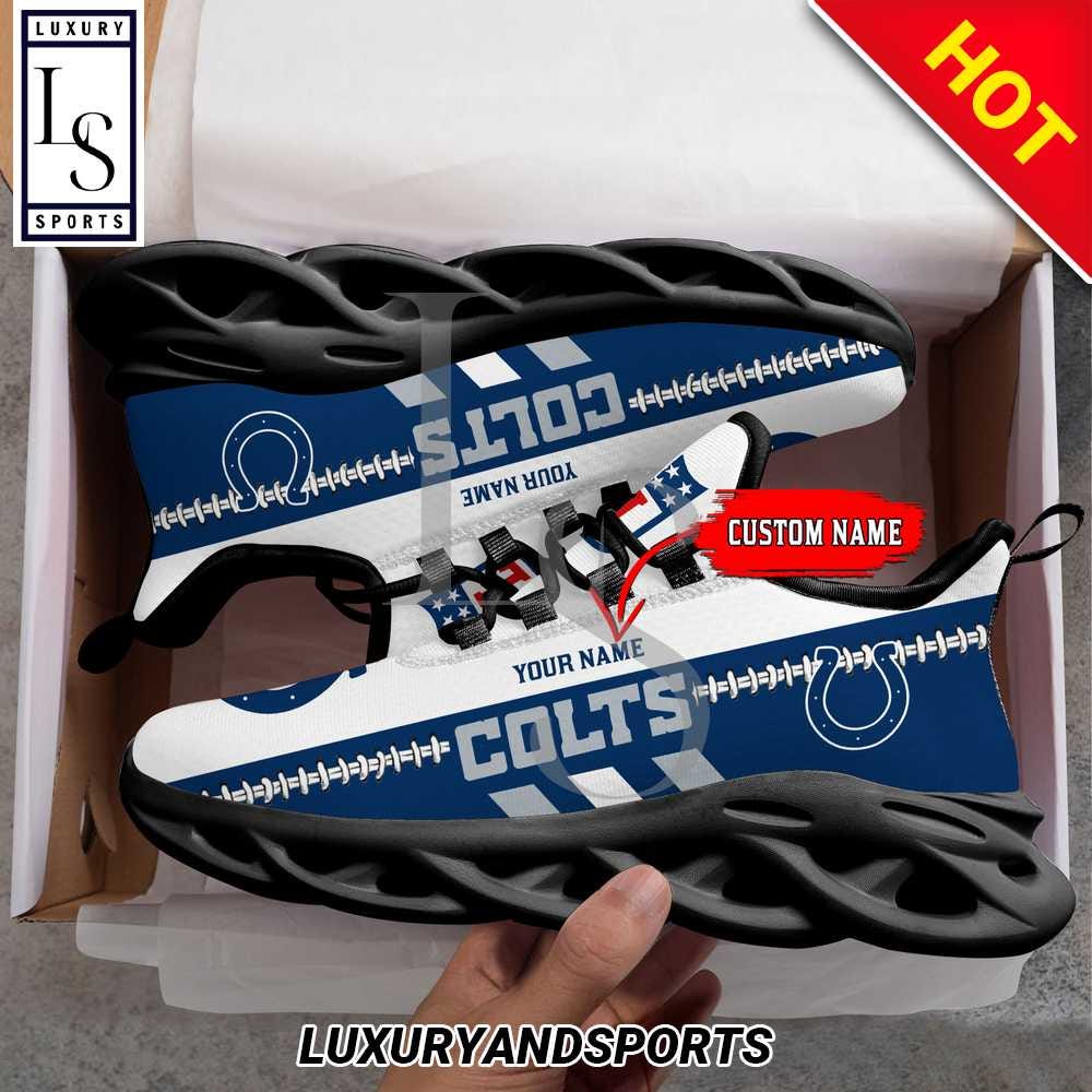 Personalized NFL Indianapolis Colts Max Soul Shoes by LuxuryAndSports