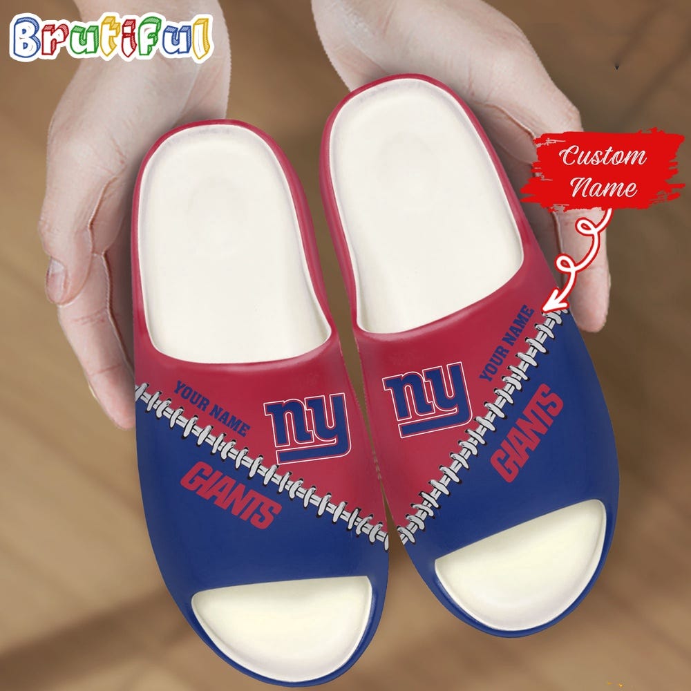 ny giants sneaker slippers