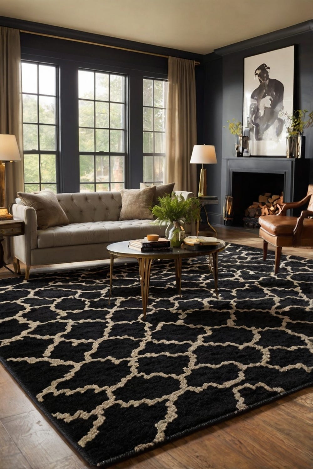 Discover how rugs can transform your living room into a stylish oasis ...