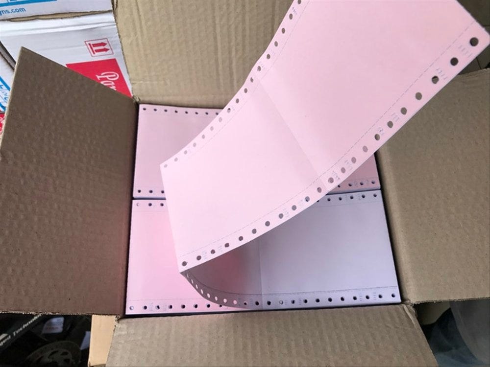 Cetakan Continuos Form.. Ada banyak sekali jenisjenis kertas… by