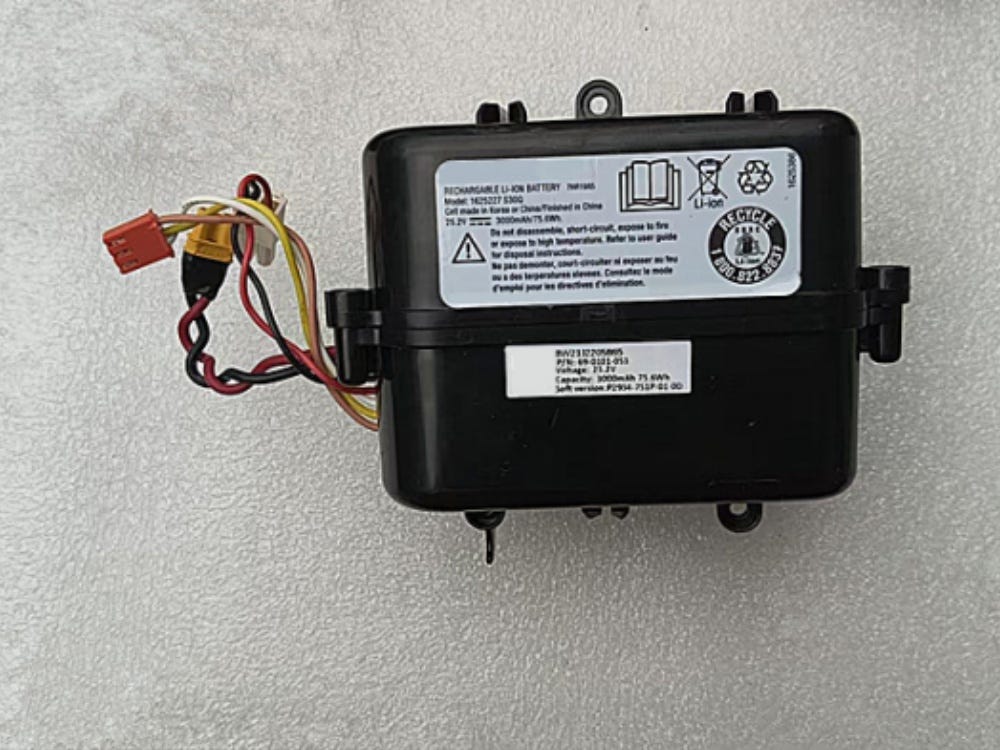 ECOVACS 1625227 batería 3000mAh/75.6Wh 25.2V para Bissell 3011 3055 3276A 3277 3279