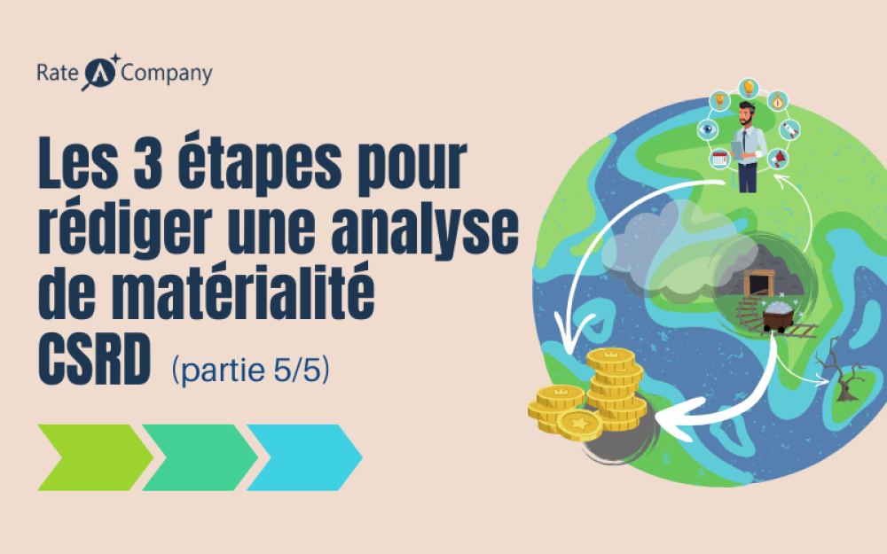 Les étapes pour rédiger une analyse de matérialité