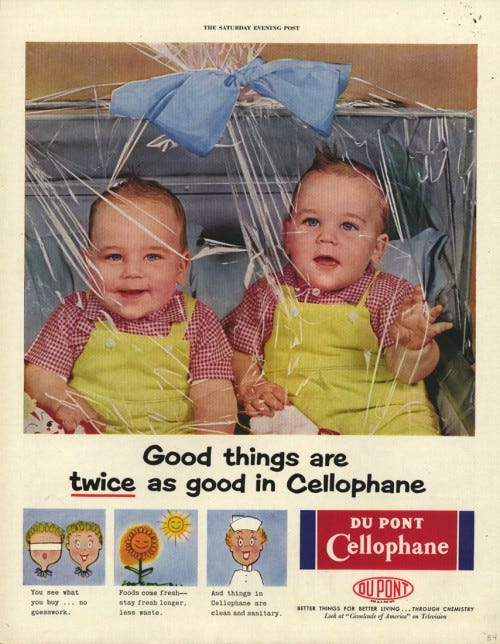 1957 Reynolds Wrap Aluminum Foil Packaging Americas Choice Vintage Print Ad  NICE