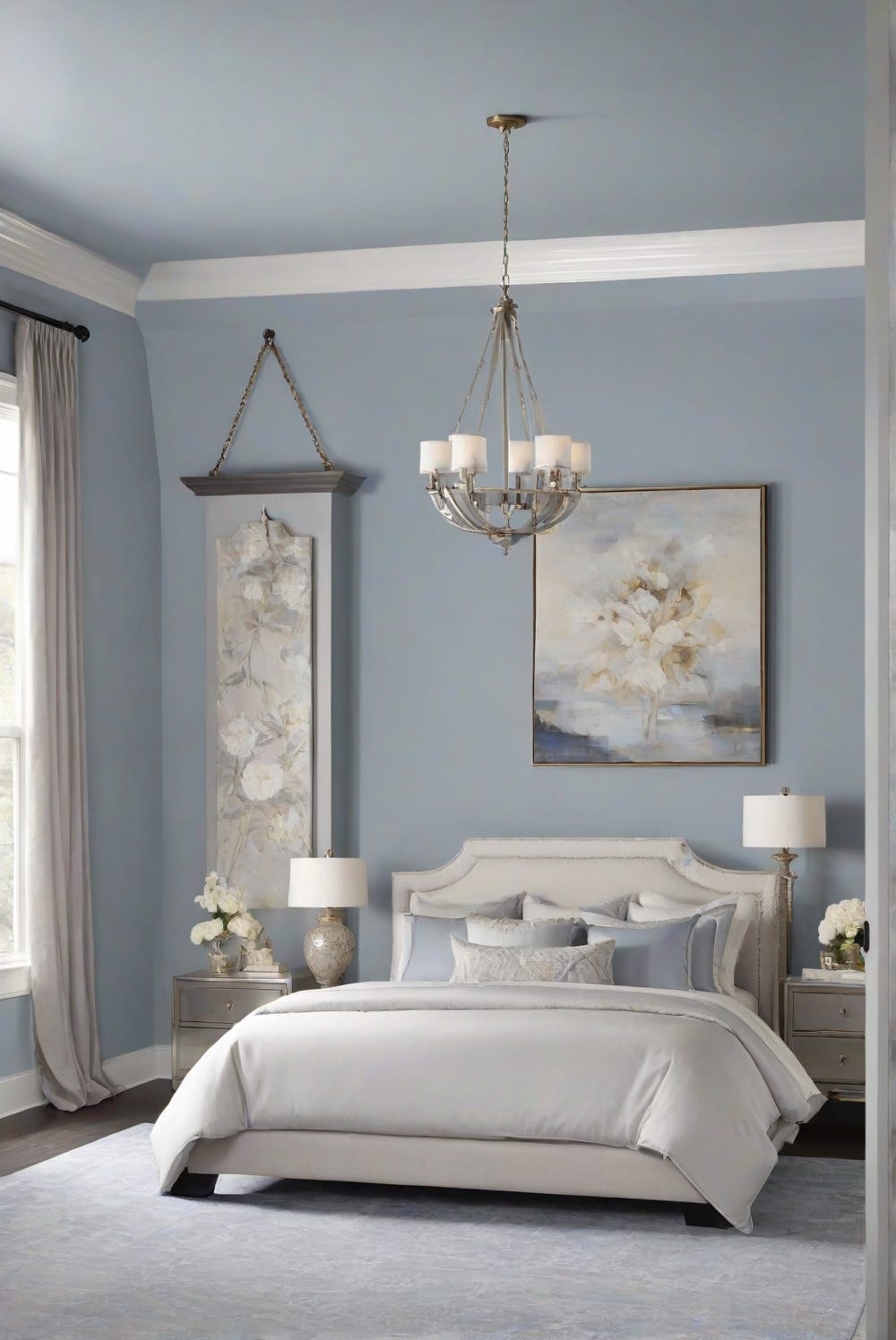 Serenity (2055–60): Harmonious Hues for a Calm, Sophisticated Bedroom Retreat! | by Mary Dask ...