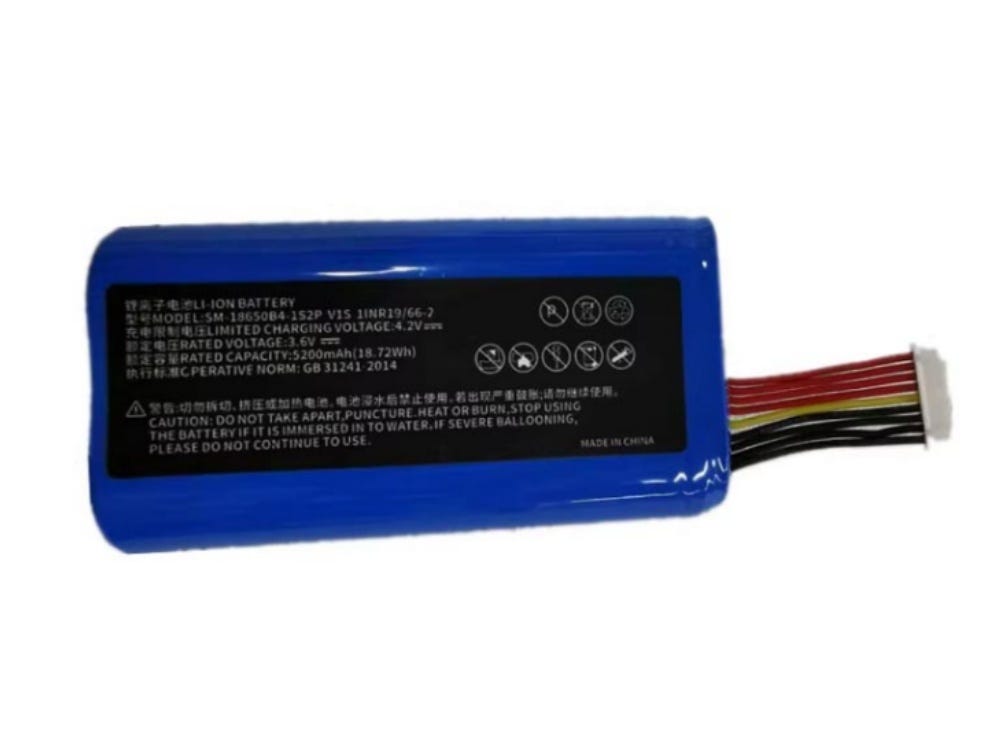 Højkvalitets batteri til SUNMI SM-18650B4–1S2P 5200mAh/18.72Wh 3.6V