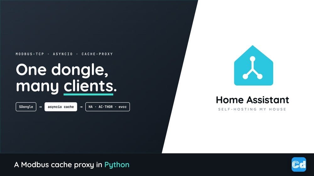 A Modbus-TCP Cache Proxy in Python for Home Assistant