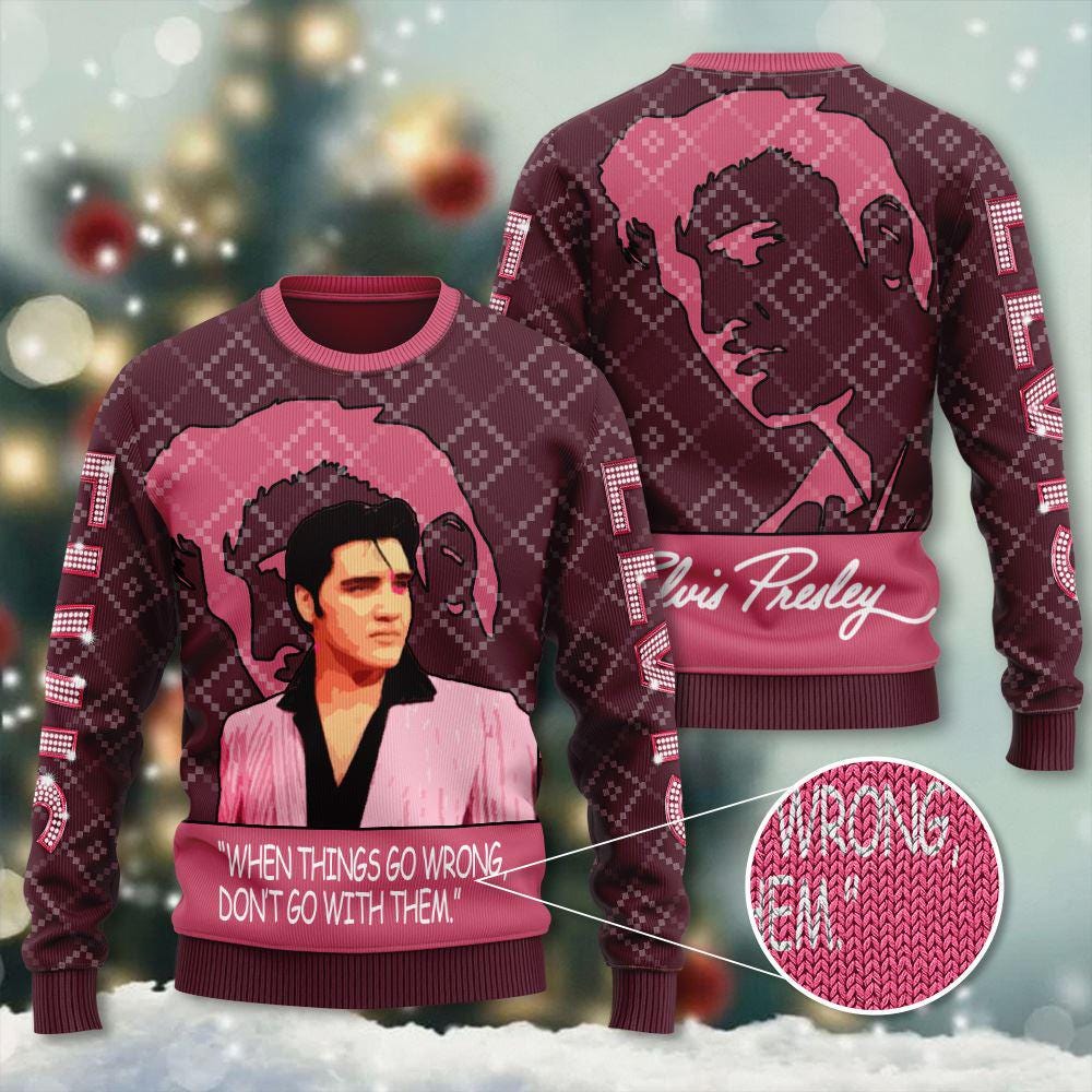 Elvis ugly christmas sweaters best sale