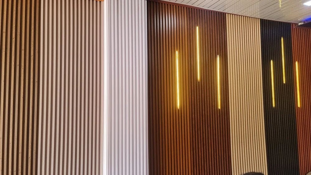 Exterior with PVC Louvers Panels in Bangalore | Modern & Durable Facade Solutions | Makmore
