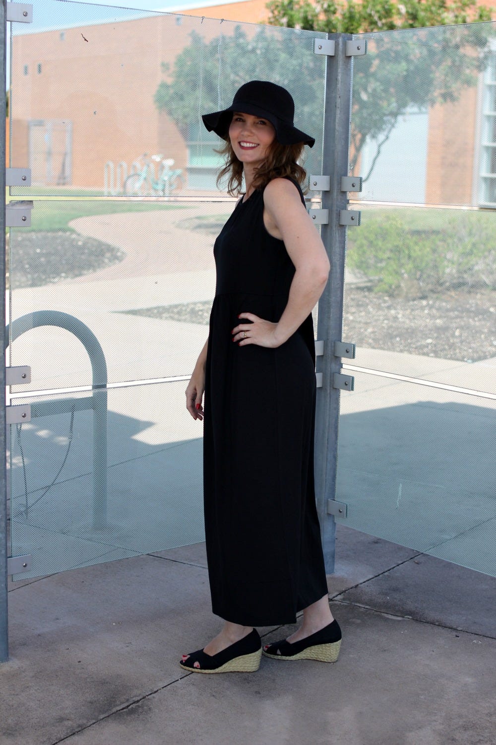 Black Maxi Dress Outfit for Day and Night, by Mom Fabulous, -Julie