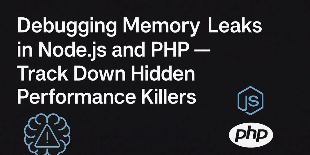 Debugging Memory Leaks in Node.js and PHP 🧠 | by Chaitanya Rai | Nov ...