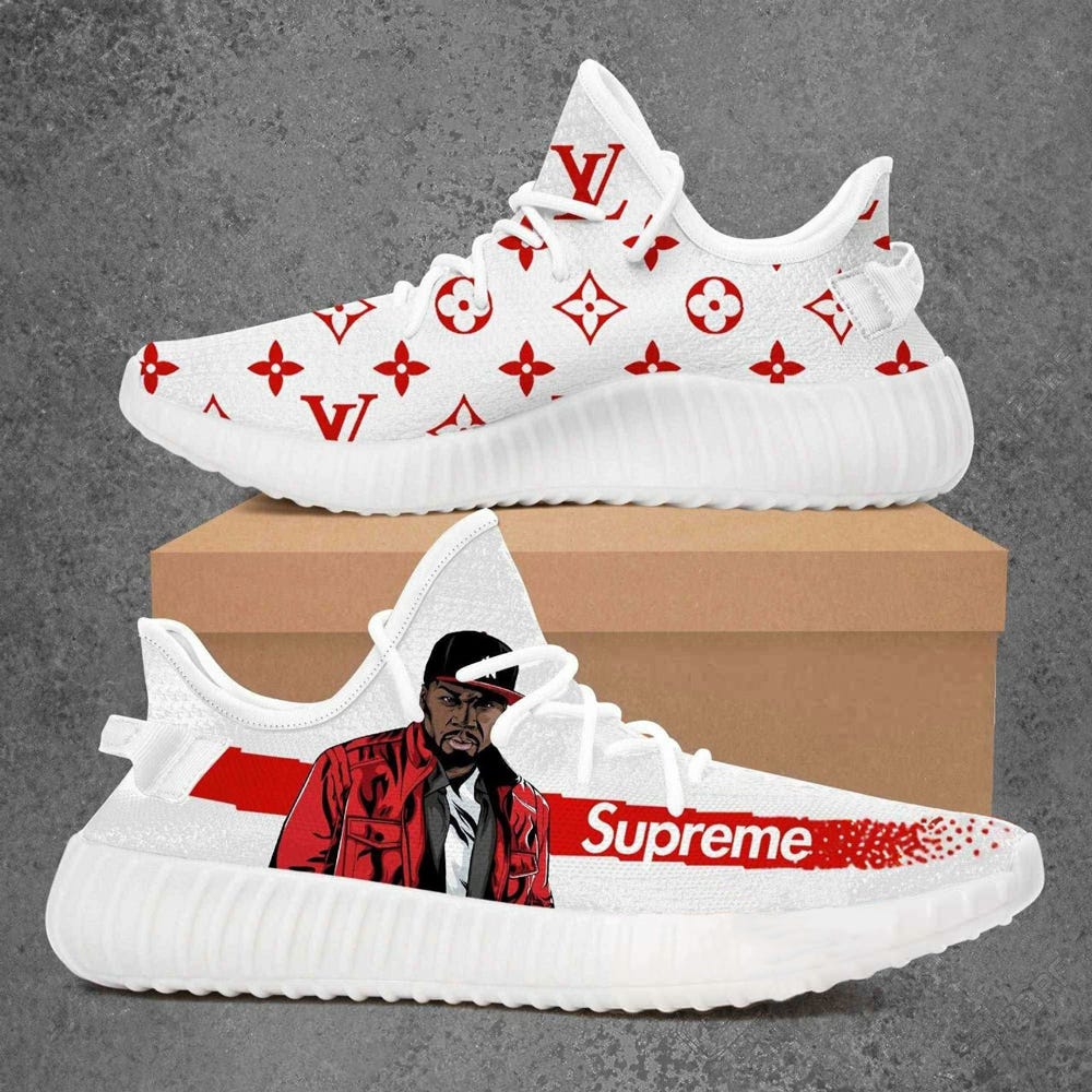 Louis Vuitton Supreme 50 Cent Yeezy Fashion Brand Gift For Men Women Shoes  Luxury Sneakers, by Nadaxaxora