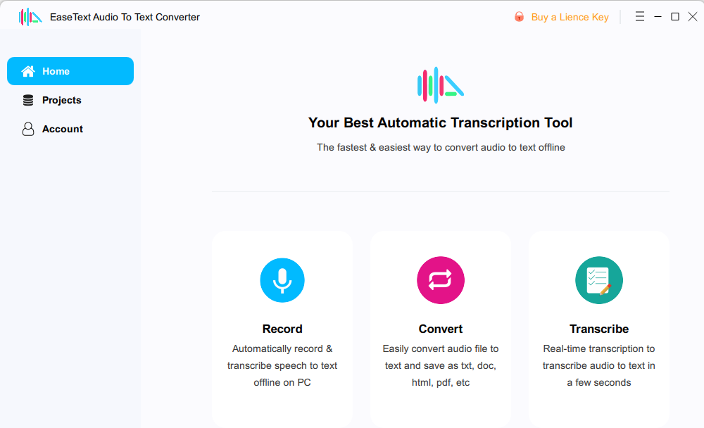 Best Audio To Text Converter Software offline Transcription Supported 