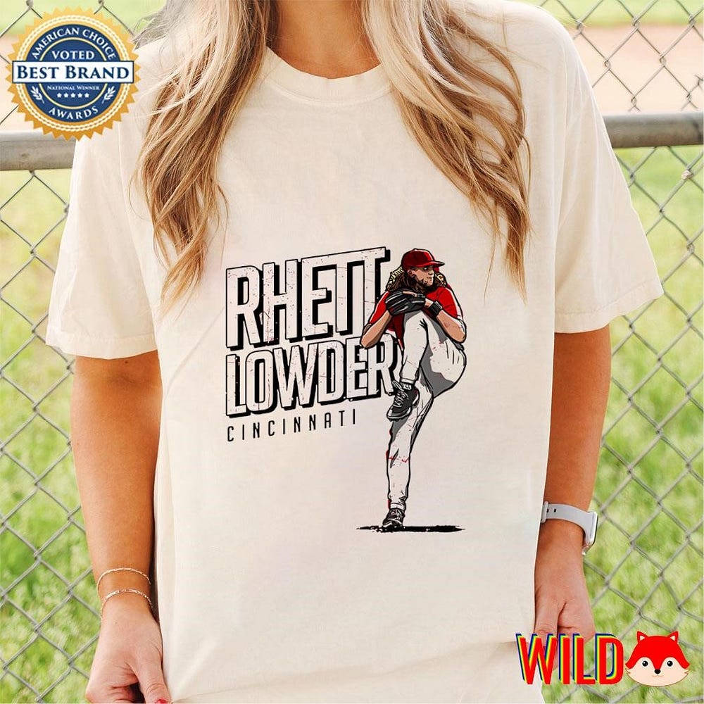 Rhett Lowder baseball throw Cincinnati Reds player shirt | by ...
