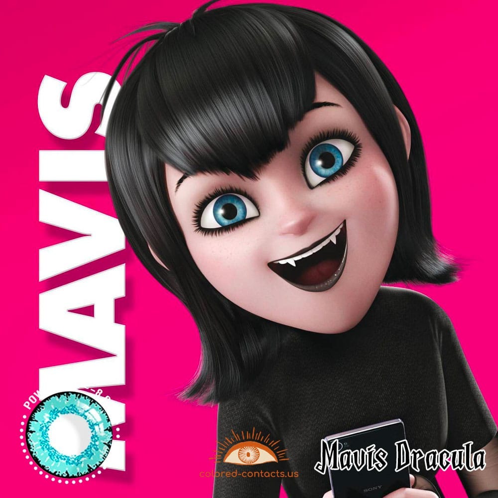 Mavis Dracula Cosplay Contact Lenses by Colored Contacts Medium