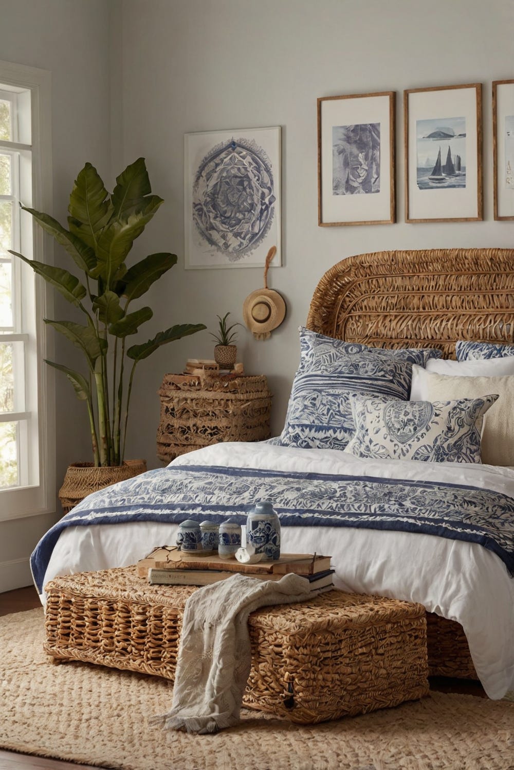How to Create a Boho Chic Bedroom with a Wicker Bed Frame? | by Tema's ...