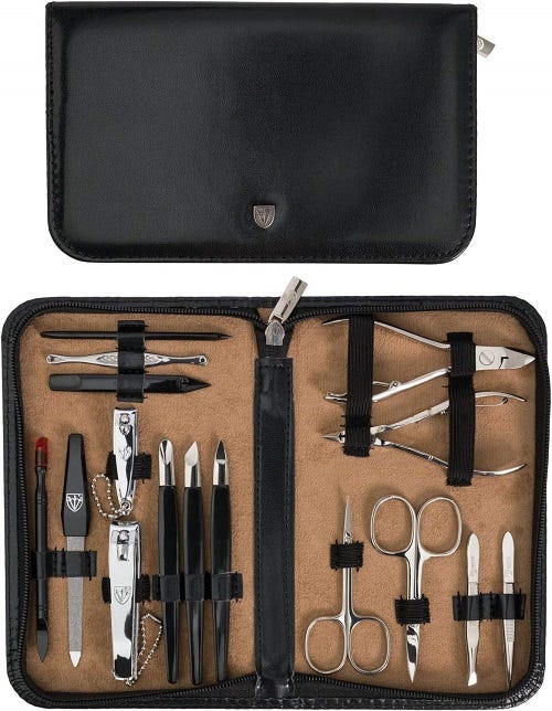 The best professional manicure kit 2018 from German-steel should