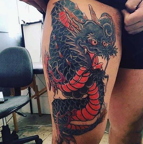 Leg Tattoos for Men  Leg tattoo men, Dragon tattoo designs, Japanese leg  tattoo
