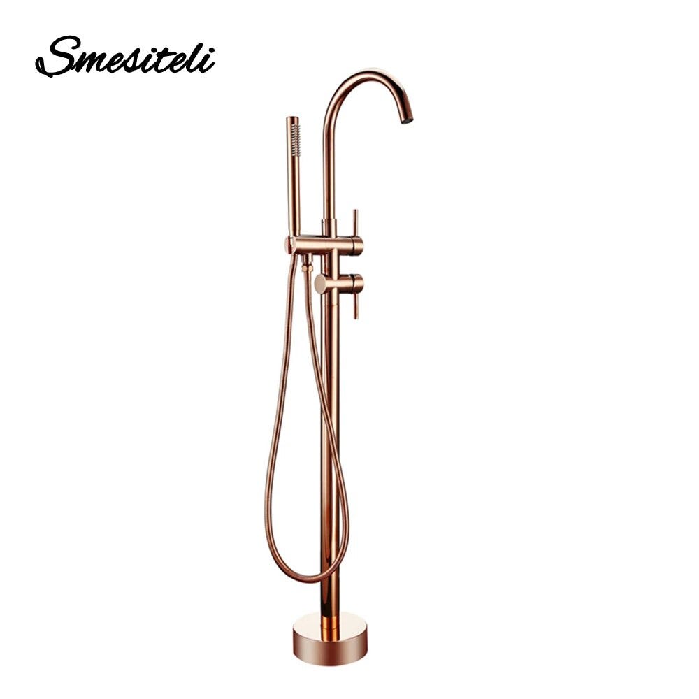Big Deals! Freestanding Bathtub Faucet Bathroom Tub Shower Diverter ...