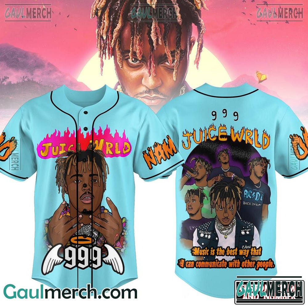 Juice WRLD 999 Personalized Baseball Jersey: Celebrate Your Love for a