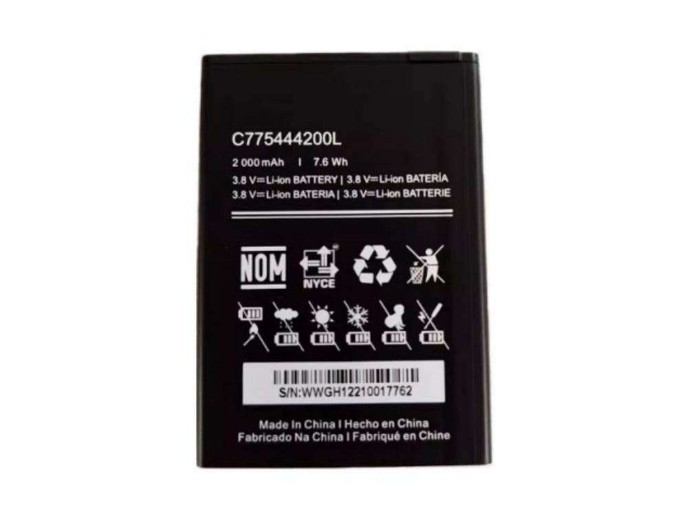 Remplacez la batterie haute qualité BLU C775444200L 3.8V 2000mAh/7.6Wh