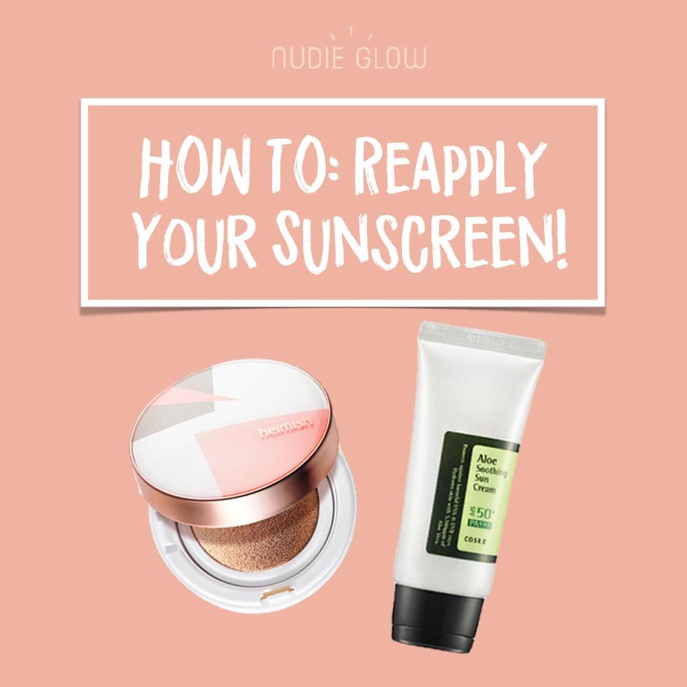 How to Reapply Sunscreen, over makeup? | by Nudie Glow | Medium