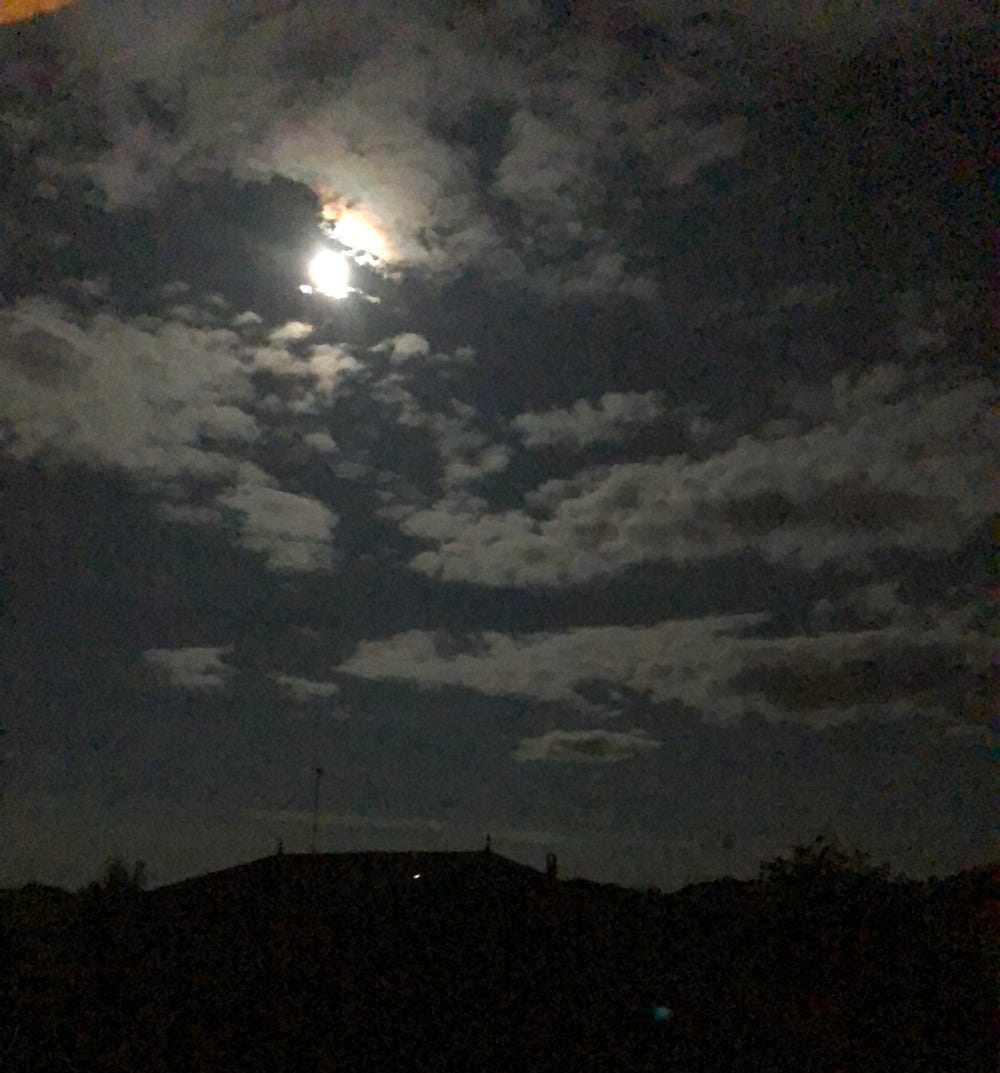 Moon from my balcony in southern France (author’s photo)