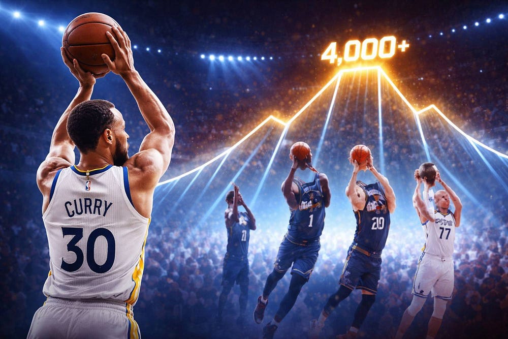 Beyond the Arc: Who Has the Volume to Catch Stephen Curry?