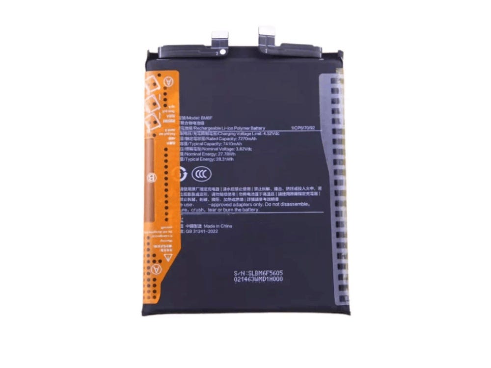 Batería del teléfono móvil BM6F para XIAOMI Redmi K80 Ultra